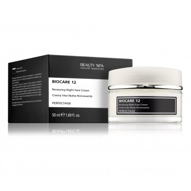 Noční obnovující krém s kyselinami a peptidy BIOCARE 12