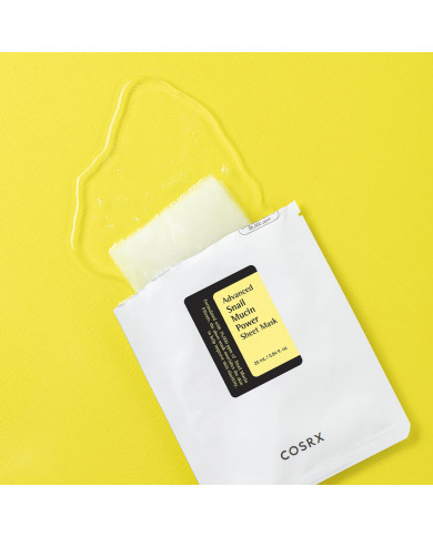 COSRX  Advanced Snail Mucin Power Essence Sheet Mask  Plátýnková maska  25 ml