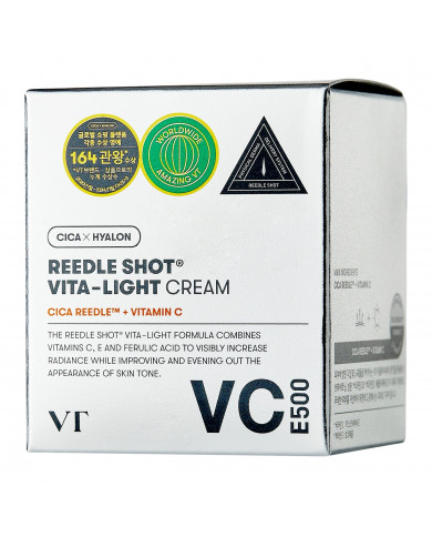 VT Cosmetics  Reedle Shot Vita-Light Cream  Rozjasňující krém na obličej  50 ml VT Cosmetics  Reedle Shot Vita-Light Cream  Rozjasňující krém na obličej  50 ml