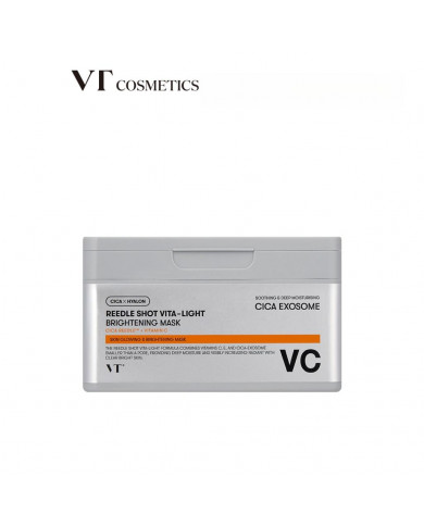 VT COSMETICS  Reedle Shot Vita-Light Radiant  Rozjasňující pleťové masky v plátýnku  30 ks