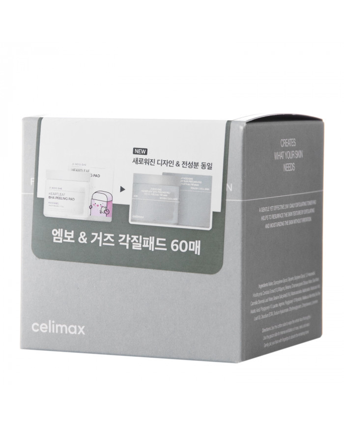 Celimax - Ji.Woo.Gae BHA Peeling Pad  Peelingové pleťové tampony  60 ks / 125 ml