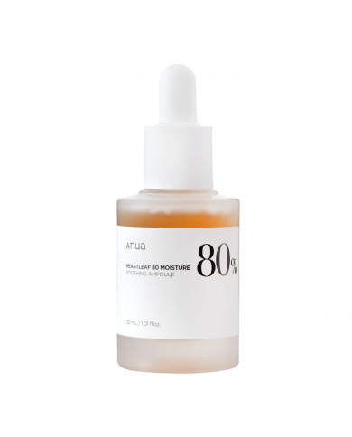Anua - Heartleaf 80% Soothing Ampoule Zklidňující ampule s 80% extraktem z toulně srdčité 30 ml Anua - Heartleaf 80% Soothing Ampoule Zklidňující ampule s 80% extraktem z toulně srdčité 30 ml