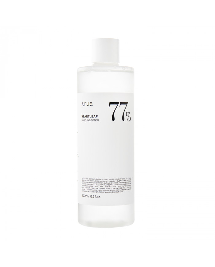 Anua - Heartleaf 77% Soothing Toner  Zklidňující tonikum na obličej  500 ml Anua - Heartleaf 77% Soothing Toner  Zklidňující tonikum na obličej  500 ml