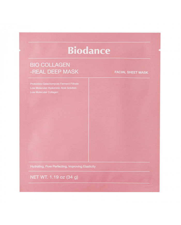 Biodance  Bio-Collagen Real Deep Mask Set  Sada zpevňujících kolagenových masek na obličej  4ks/34g