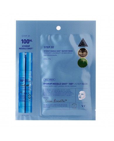 VT Cosmetics Hydrop Reedle Shot 100hL 2-Step Mask Hydratacni hydrogelova maska na oblicej 1ks/38 g VT Cosmetics Hydrop Reedle Shot 100hL 2-Step Mask Hydratacni hydrogelova maska na oblicej 1ks/38 g