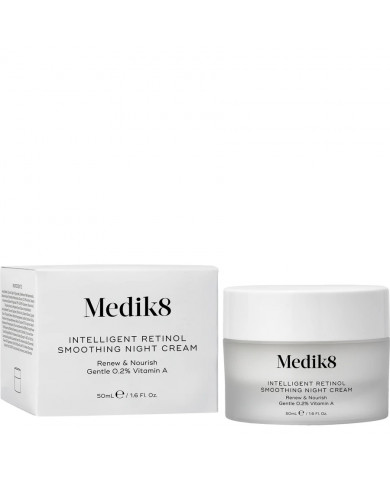 Medik8 Intelligent Retinol Smoothing Night Cream Noční krém s retinolem 50 ml Medik8 Intelligent Retinol Smoothing Night Cream Noční krém s retinolem 50 ml