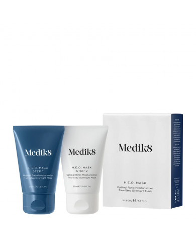 Medik8 H.E.O. Mask Dvoukroková noční hydratační maska 50 ml Medik8 H.E.O. Mask Dvoukroková noční hydratační maska 50 ml