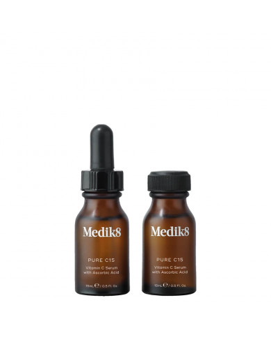 Medik8 Pure C15 Rozjasňující a omlazující sérum s vitamínem C 2 x 15 ml Medik8 Pure C15 Rozjasňující a omlazující sérum s vitamínem C 2 x 15 ml