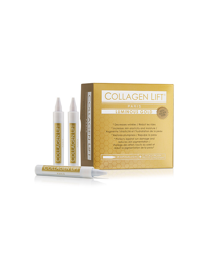 COLLAGEN LIFT PARIS LUMINOUS GOLD Doplněk stravy 28 ampulí