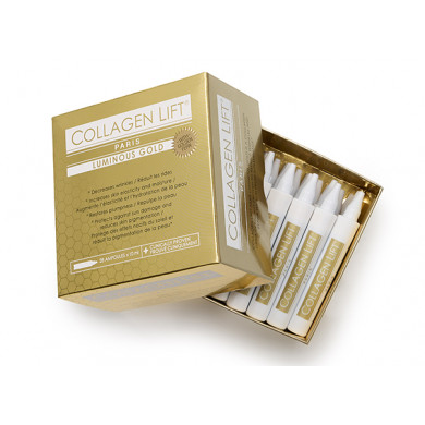 COLLAGEN LIFT PARIS LUMINOUS GOLD Doplněk stravy 28 ampulí