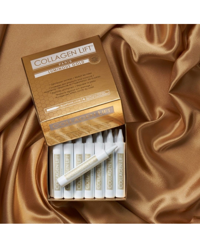 COLLAGEN LIFT PARIS LUMINOUS GOLD Doplněk stravy 28 ampulí