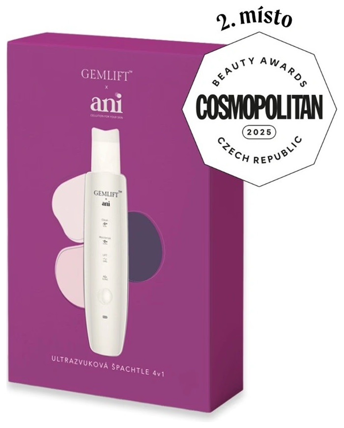 Luxusní ultrazvuková špachtle GemLift x Ani 4v1