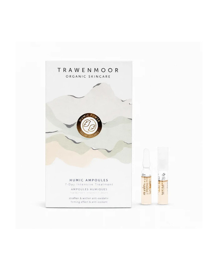 TRAWENMOOR Humic ampoules  Intenzivně revitalizační ampule pro obnovu a hydrataci pleti