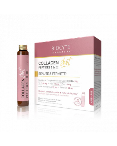 Biocyte Collagen shot Tekutý mořský kolagen pro hydrataci, pevnost a omlazení pleti