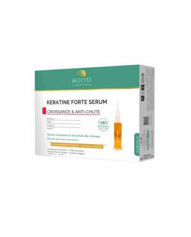 Biocyte Keratine forte serum anti-chute Sérum proti vypadávání vlasů pro podporu růstu a hustoty