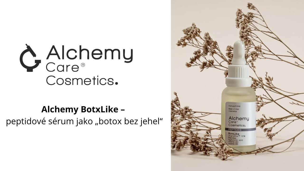 Alchemy BotxLike – peptidové sérum jako „botox bez jehel“ Alchemy BotxLike – peptidové sérum jako „botox bez jehel“