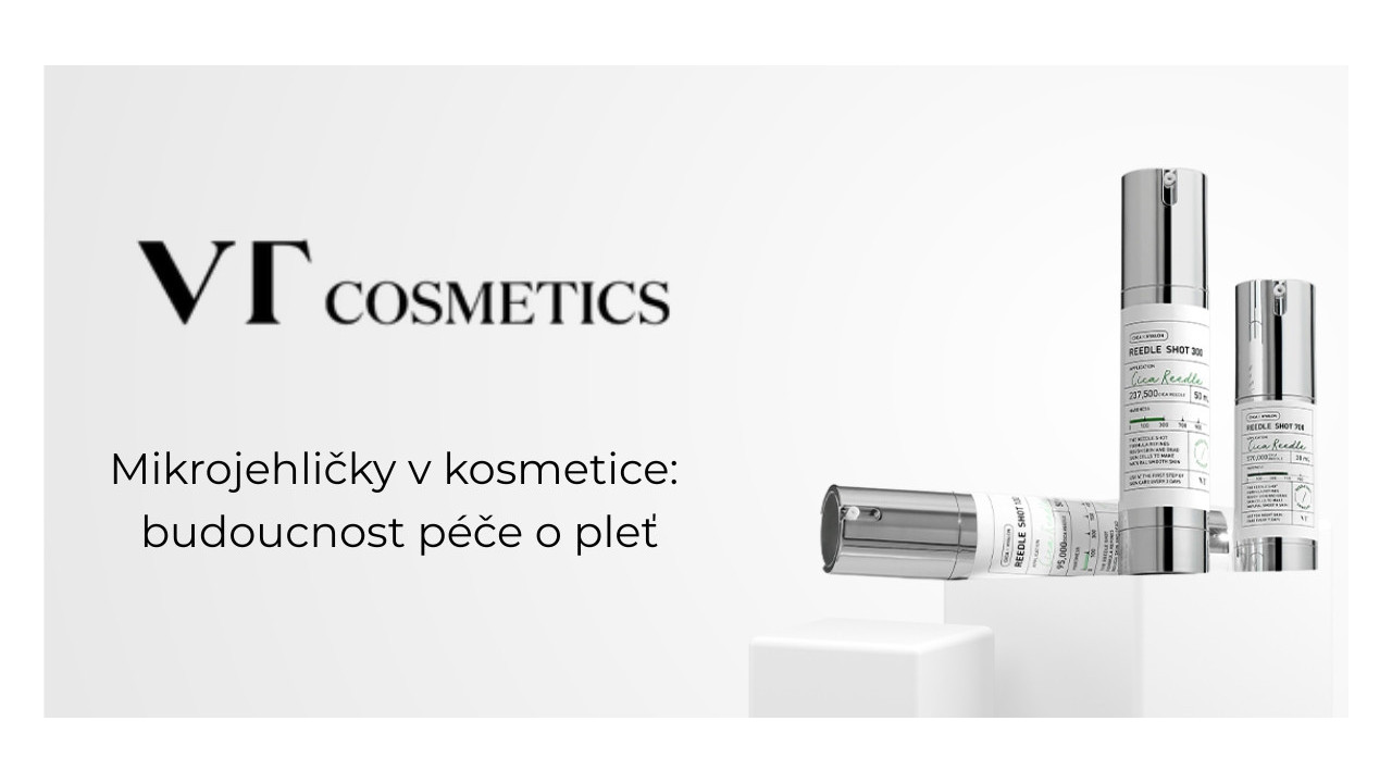 Mikrojehličky v kosmetice: budoucnost péče o pleť s VT Cosmetics